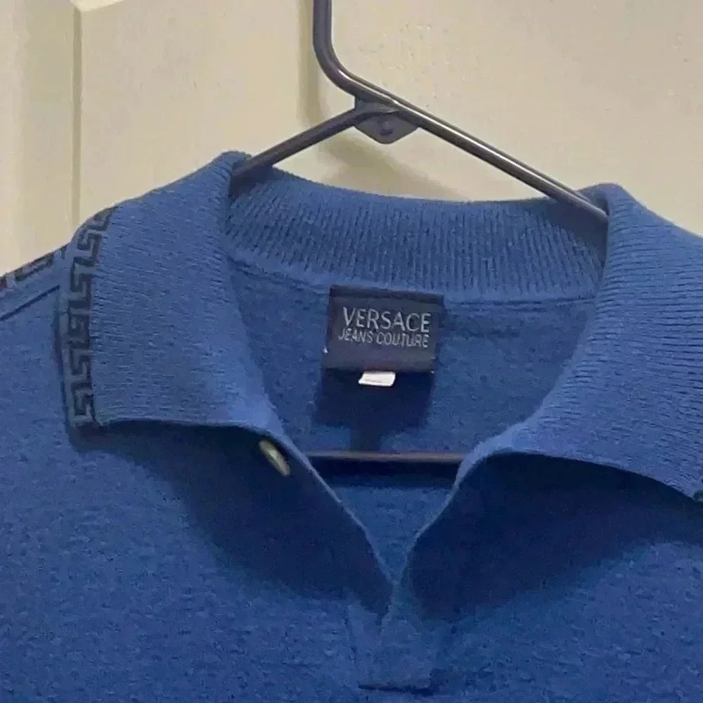 Authentic Versace Blue Tops. Condition Shoulder A… - image 6